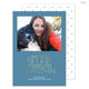 Blue Selfie Christmas Foil Photo Cards Image 4 of 6